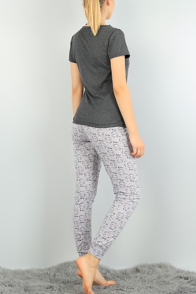 Baskılı Bayan Pijama Takımı 73496