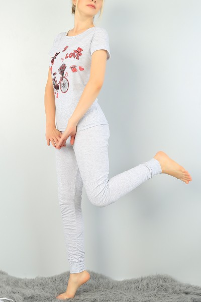 Baskılı Bayan Pijama Takımı 73498