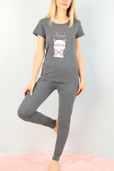 Baskılı Bayan Pijama Takımı 73591