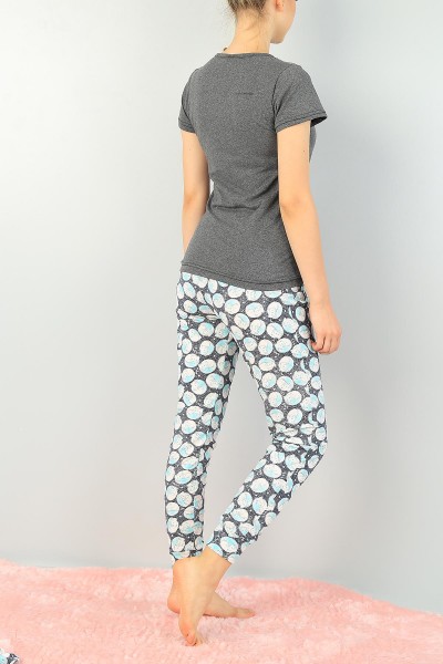 Baskılı Bayan Pijama Takımı 73631