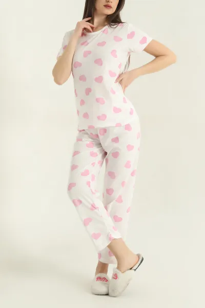 Baskılı Kadın Pijama Takımı 357149