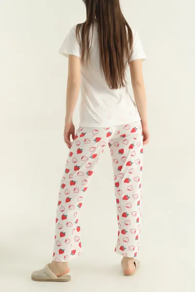 Baskılı Kadın Pijama Takımı 357154
