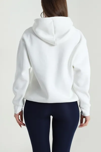 Baskılı Şardonlu Kadın Sweat 489525