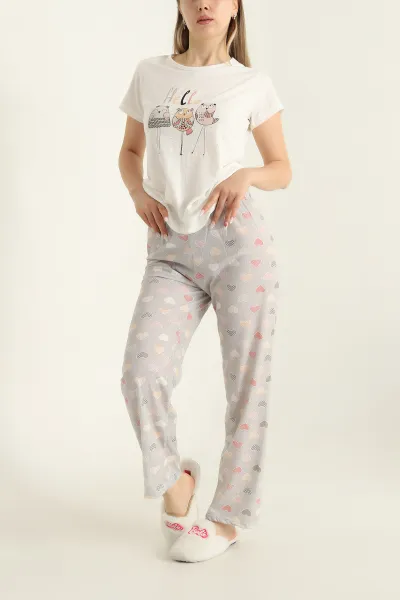Baskılı Süprem Pijama Takımı 288922
