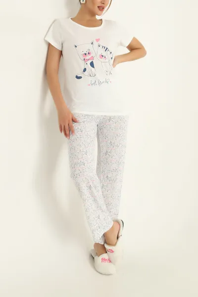 Baskılı Süprem Pijama Takımı 288927