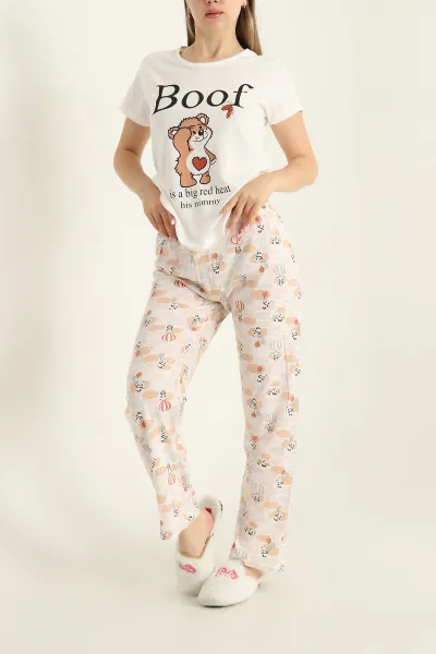 Baskılı Süprem Pijama Takımı 288928