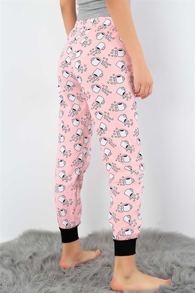 Baskılı Yazlık Bayan Pijama Altı 32508