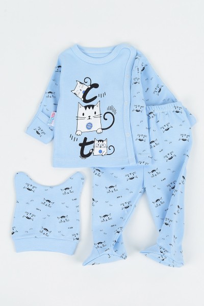 bebe-mavi-0-3-ay-saskin-kedi-baskili-erkek-cocuk-zibin-takim-142073