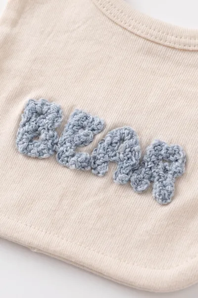 Bebe Mavisi (0-3 Ay)Ayıcık Nakışlı  Patikli 5'li Erkek Bebek Takım 479298