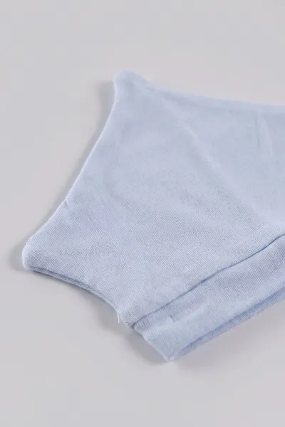 Bebe Mavisi (0-3 Ay)Fil Nakışlı  Patikli 5'li Erkek Bebek Takım 479295