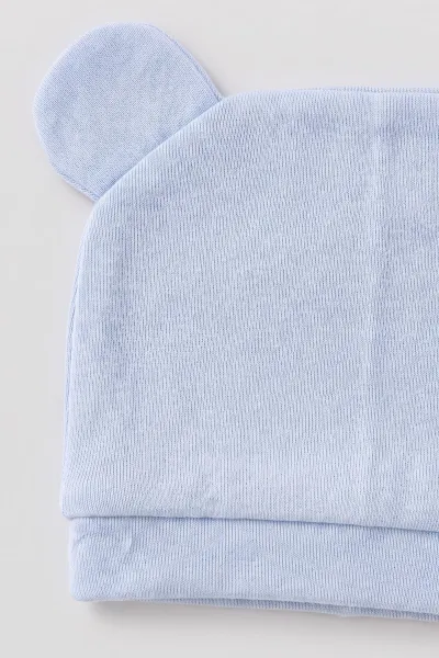 Bebe Mavisi (0-3 Ay)Süzene Good  Nakışlı  Patikli 5'li Erkek Bebek Takım 479329