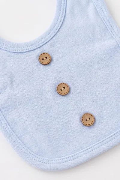Bebe Mavisi (0-3 Ay)Süzene Good  Nakışlı  Patikli 5'li Erkek Bebek Takım 479329