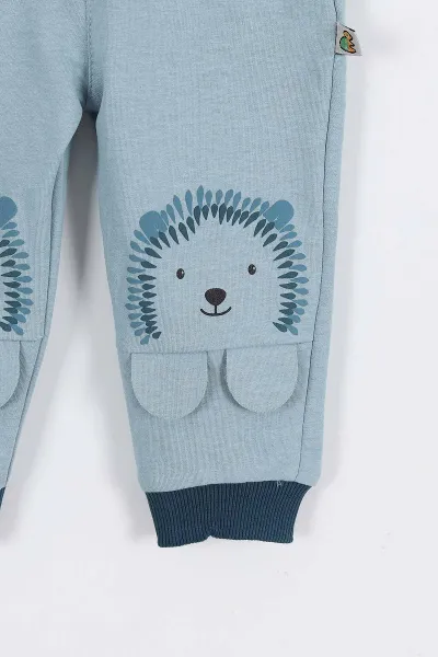 Bebe Mavisi (0-4 Yaş)Aslan Baskılı Erkek Bebek-Çocuk Alt 308946