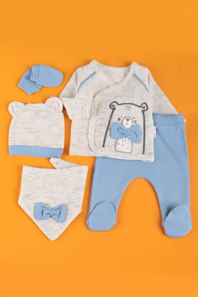 bebe-mavisi-0-6-ay-kircilli-papyonlu-erkek-bebek-zibin-takim-230339