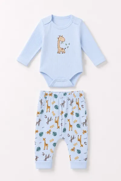 bebe-mavisi-0-9-ay-zurafa-nakisli-raporlu-erkek-bebek-takim-480449