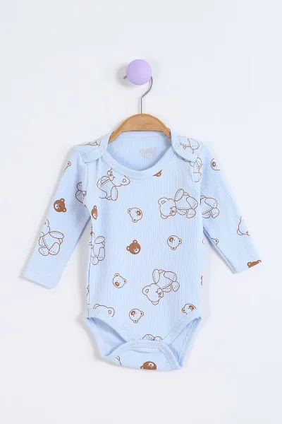bebe-mavisi-1-3-yas-ayicik-desenli-raporlu-uzun-kollu-bebek-badi-304683
