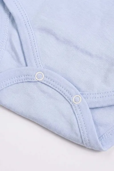 Bebe Mavisi (1-3 Yaş) Düz   Kısa Kol  Bebek & Çocuk Çıtçıtlı Badi 480401