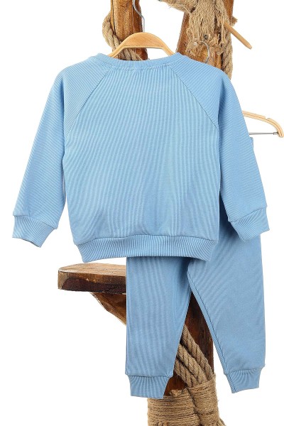 Bebe Mavisi (1-4 Yaş) Kaşkorse Omuz Patlı Erkek Çocuk takım 153826