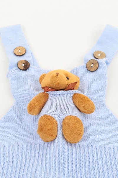 Bebe Mavisi (1-5 Yaş) Ayı Oyuncaklı Kız Çocuk Salopet 147372