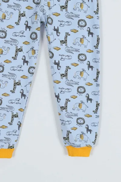 Bebe Mavisi (1-9 Yaş) Baskılı Kız Çocuk Tayt 275766
