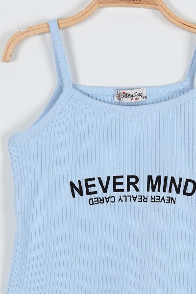 Bebe Mavisi (13-16 Yaş) Never Mınd Baskılı Kız Çocuk Takım 185015