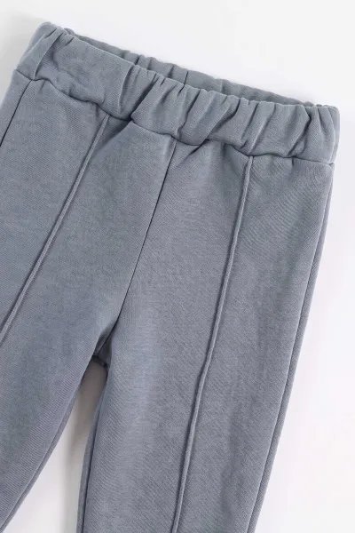Bebe Mavisi (2-5 Yaş) Yakalı Çimalı İçi Şardonlu Erkek Çocuk Takım 493520