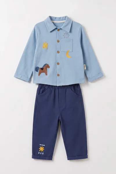 bebe-mavisi-2-6-yas-on-nakisli-cep-detayli-alt-kot-erkek-cocuk-mevsimlik-takim-478887