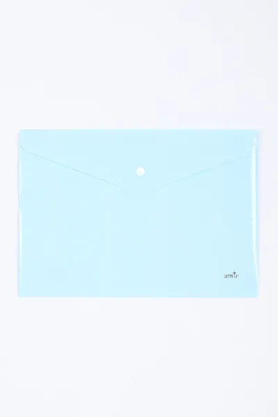 Bebe Mavisi 23x32 Cm Soft Şeffaf Çıtçıtlı Dosya 387441