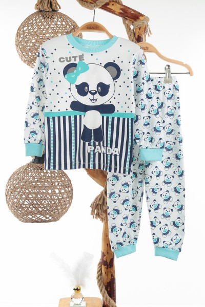 bebe-mavisi-4-6-yas-ekru-panda-desenli-kiz-cocuk-pijama-takim-137318