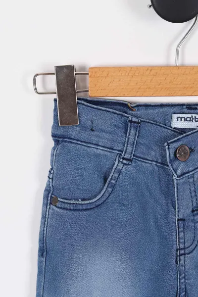 Bebe Mavisi (6-24 Ay) Kız Bebek Kot Pantolon 281794