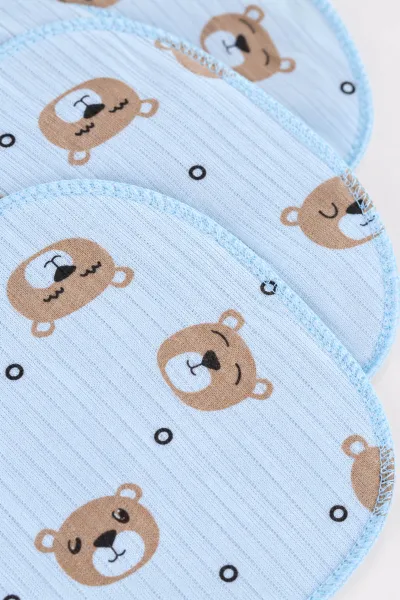 Bebe Mavisi 7'li Kutulu ve Pamuklu  Penye   Unisex Bebek  Mendil 493862