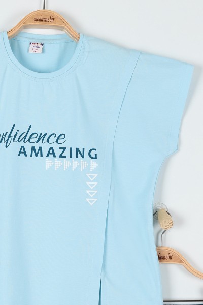Bebe Mavisi (9-12 Yaş) Amazıng Baskılı Kız Çocuk Takım 180789