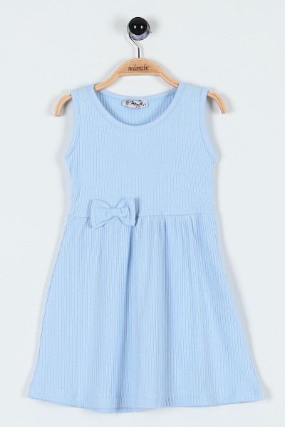 bebe-mavisi-9-12-yas-fiyonklu-fitilli-kiz-cocuk-elbise-185073