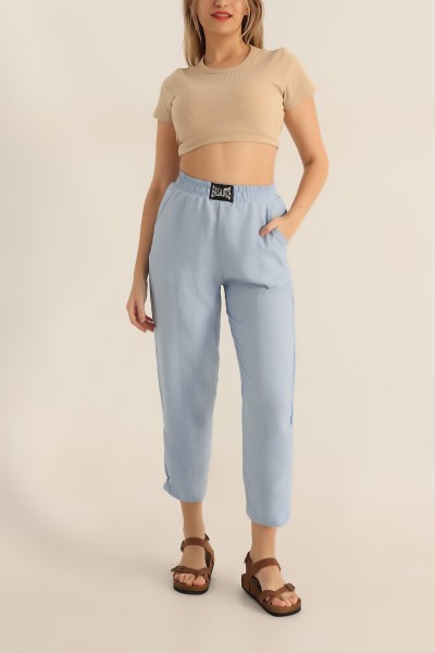 Bebe Mavisi Aerobin Kumaş Bayan Pantolon 185002