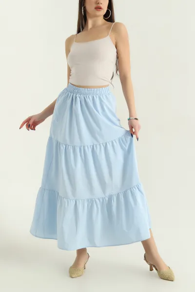 bebe-mavisi-astarli-beli-lastikli-poplin-etek-336904