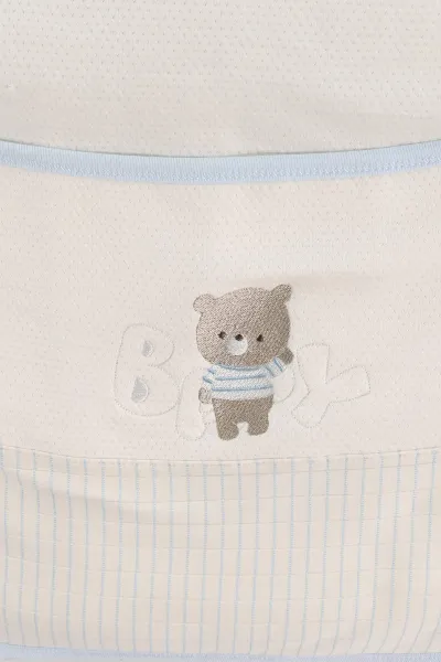 Bebe Mavisi Ayıcık Nakışlı  3'lü  Bebek Alt Açma Seti  448216