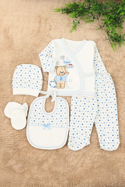 bebe-mavisi-bear-ayi-nakisli-5-parcali-erkek-zibin-seti-158773