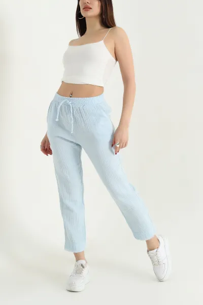 bebe-mavisi-bel-lastikli-muslin-keten-pantolon-339876