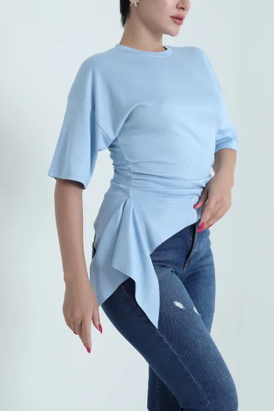 bebe-mavisi-bisiklet-yaka-oysho-kadin-tisort-474018