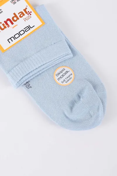 Bebe Mavisi Dört Mevsim Kadın Modal Konç Çorap 36-40 422979