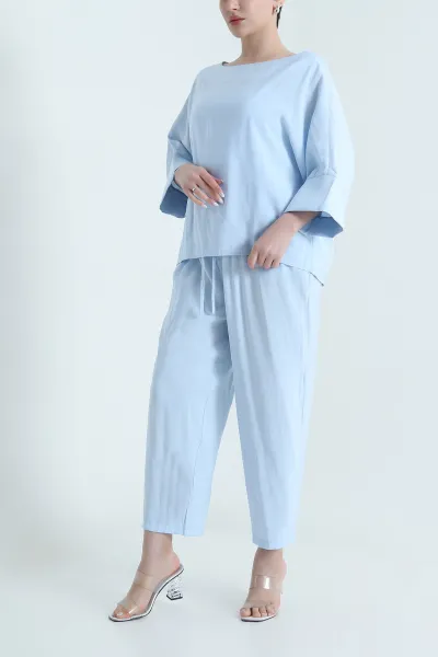 Bebe Mavisi Fakirkol Tencel Cupra Kadın İkili Takım 449553