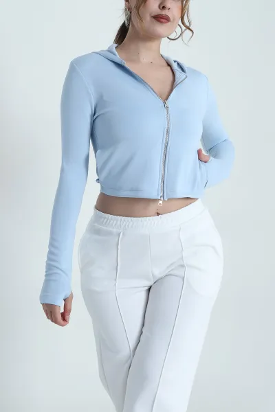bebe-mavisi-fermuarli-oysho-kadin-sweat-483624