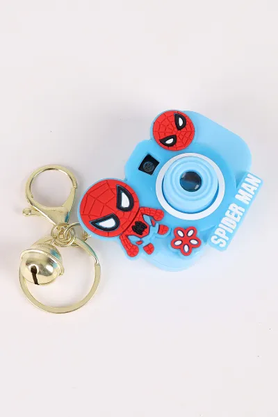 Bebe Mavisi Figürlü Oyuncak Projeksiyonlu Fotoğraf Makinesi Anahtarlık ve Çanta Süsü 473945