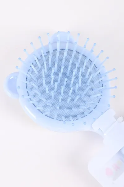 Bebe Mavisi Figürlü ve Kabartmalı Çocuk Saç Tarağı 449716