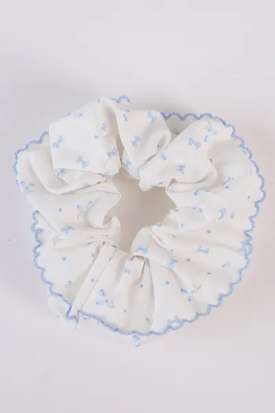 Bebe Mavisi Fiyonk Baskılı Simit Toka 486171