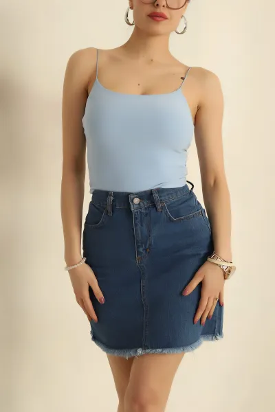 Bebe Mavisi İp Askılı Sandy Bluz 273131