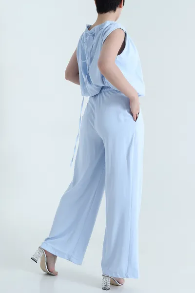 Bebe Mavisi Pantolon Bluz Linda Kadın İkili Takım 460298