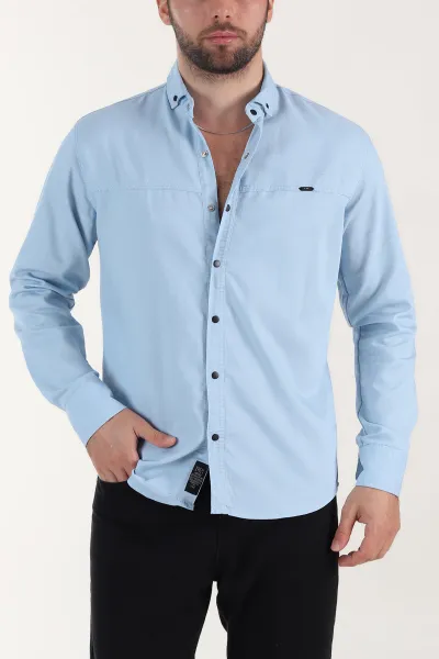 bebe-mavisi-parcali-cepsiz-erkek-kot-gomlek-408995
