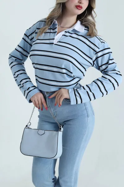 bebe-mavisi-polo-yaka-cizgili-viskon-kadin-sweat-492515