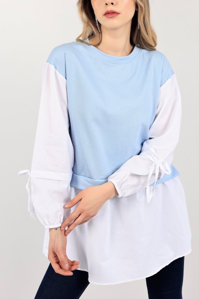 bebe-mavisi-poplin-garnili-iki-ip-tunik-109852